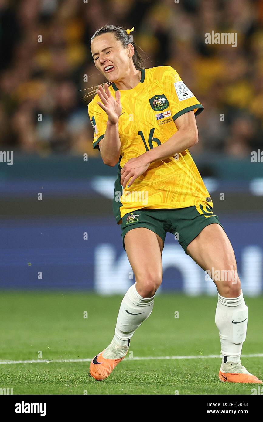 Hayley Raso 16 of Australia during the FIFA Women's World Cup 2025