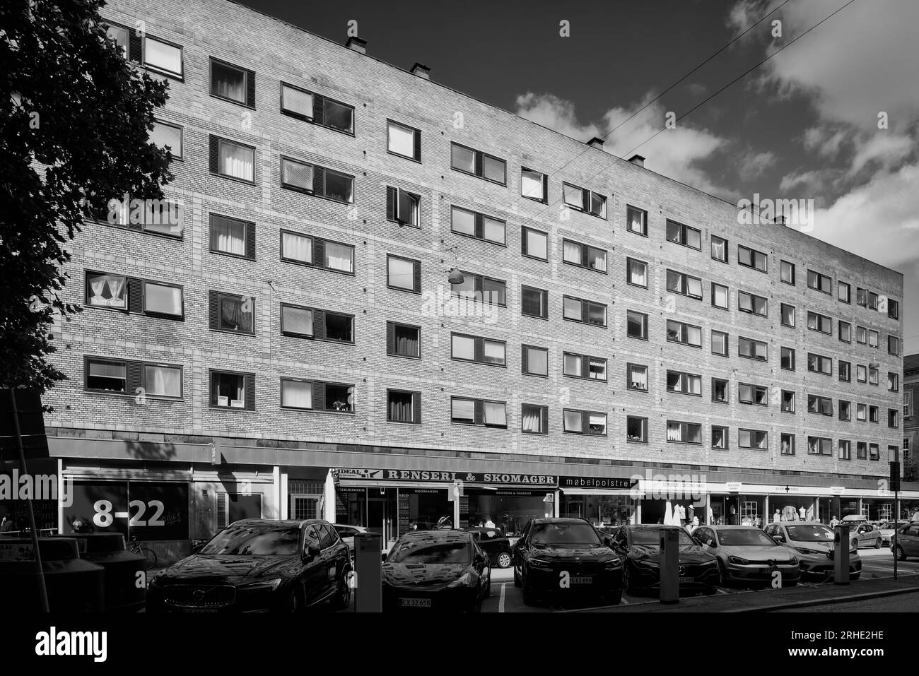 Borgergården (designed by Thorvald Dreyer & Sven Eske Kristensen, 1960); Borgergade, Copenhagen, Denmark Stock Photo