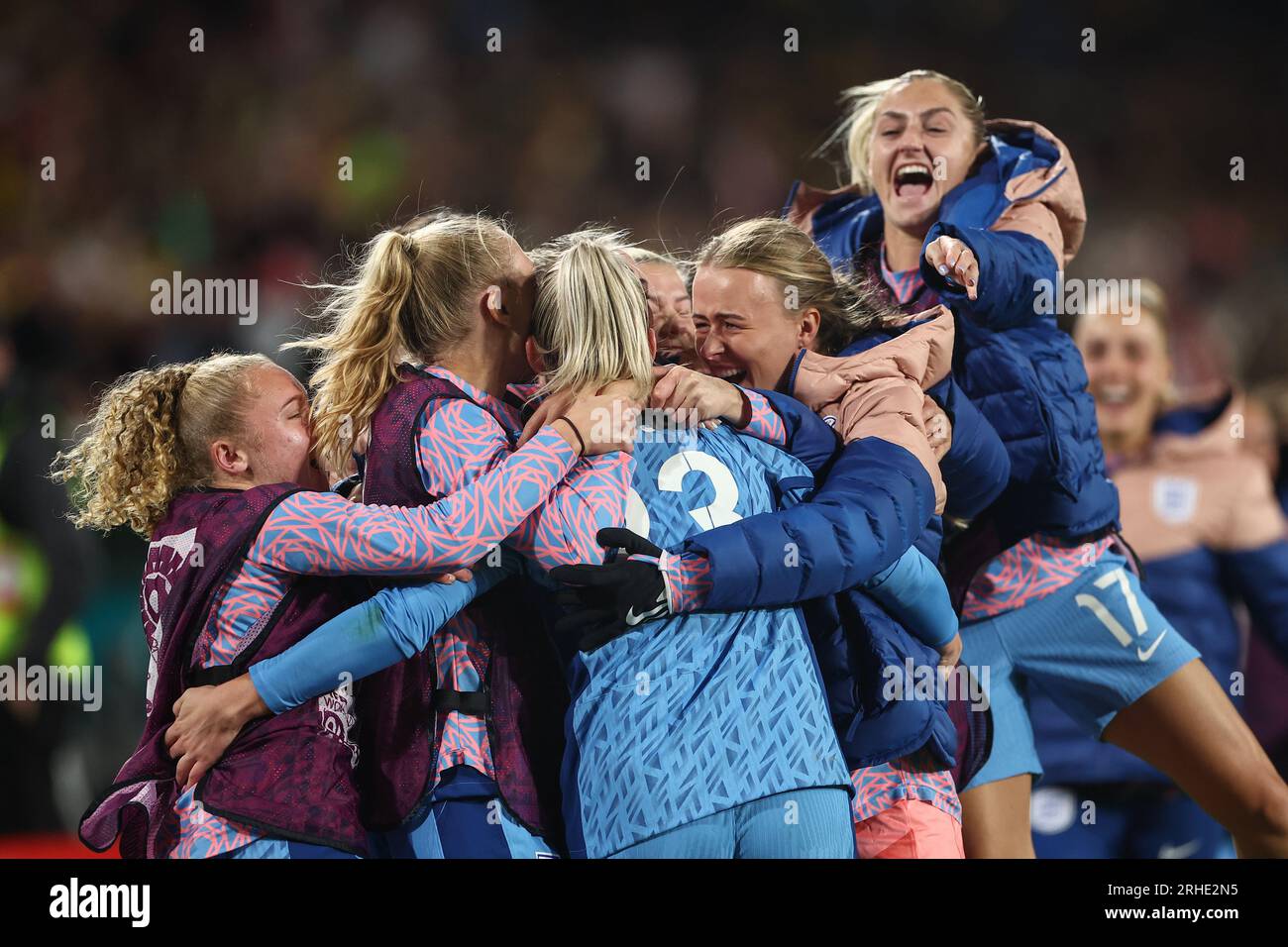 Alessia Russo 23 of England celebrates her goal to make it 13 during