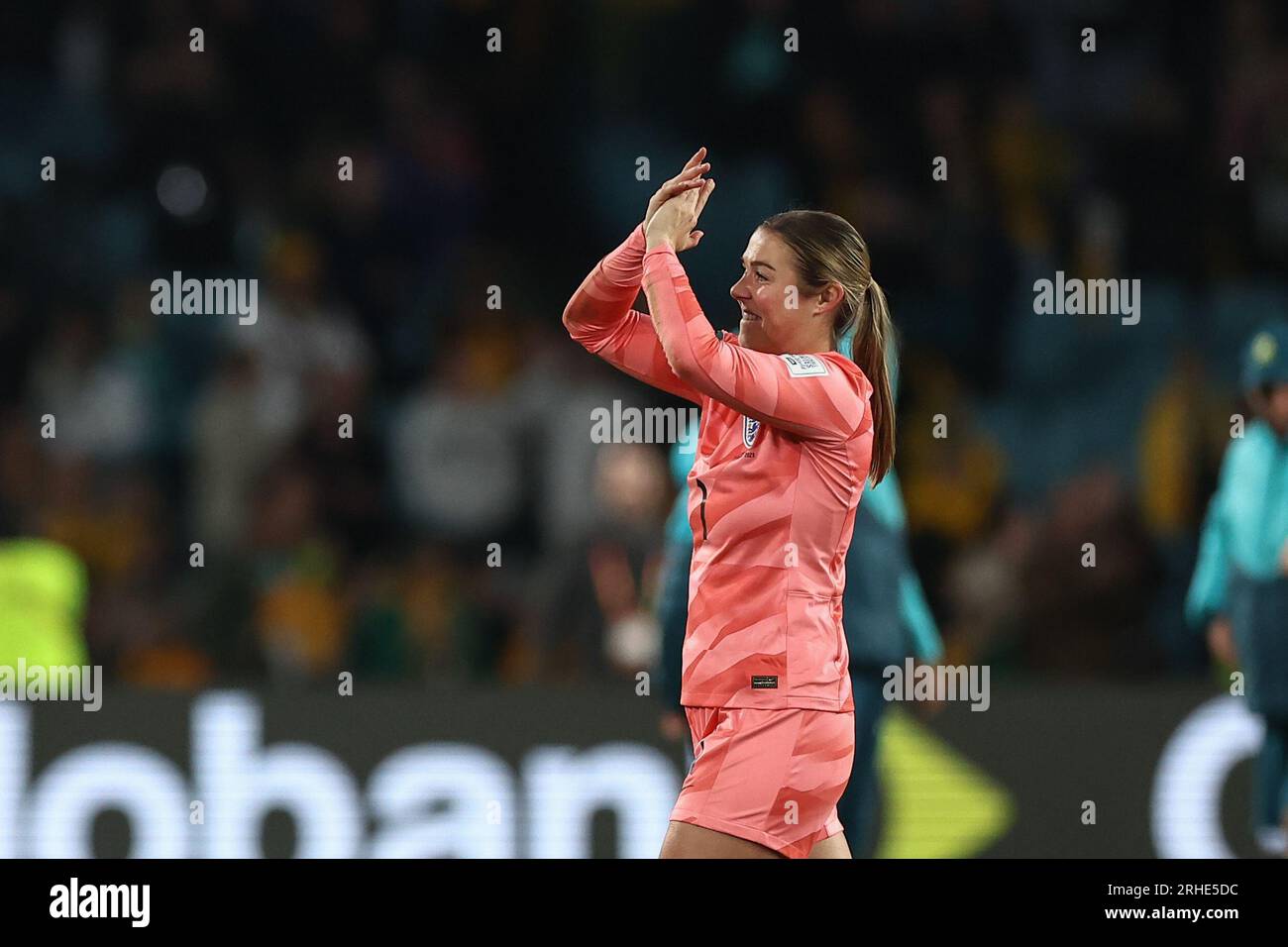 Mary Earps 1 of England celebrates winning 13 during the FIFA Women's