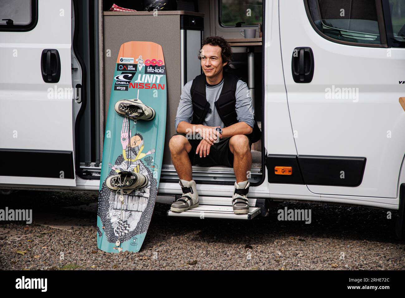 16.08.2023. Duisburg. Der WeltklasseWakeboarder Nico von Lerchenfeld