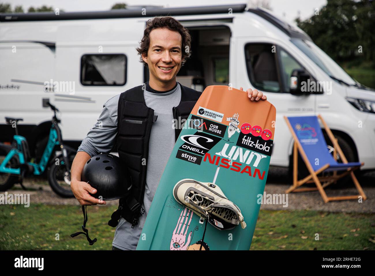 16.08.2023. Duisburg. Der WeltklasseWakeboarder Nico von Lerchenfeld