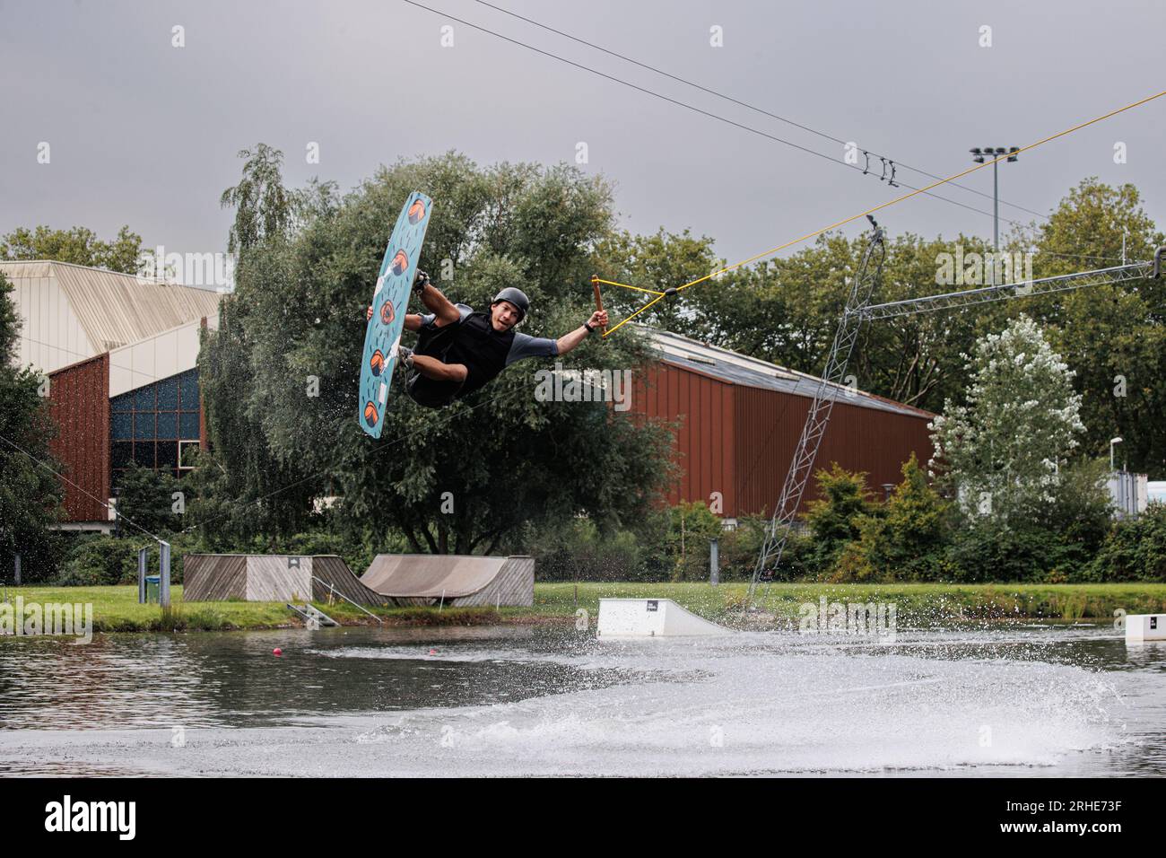 16.08.2023. Duisburg. Der WeltklasseWakeboarder Nico von Lerchenfeld