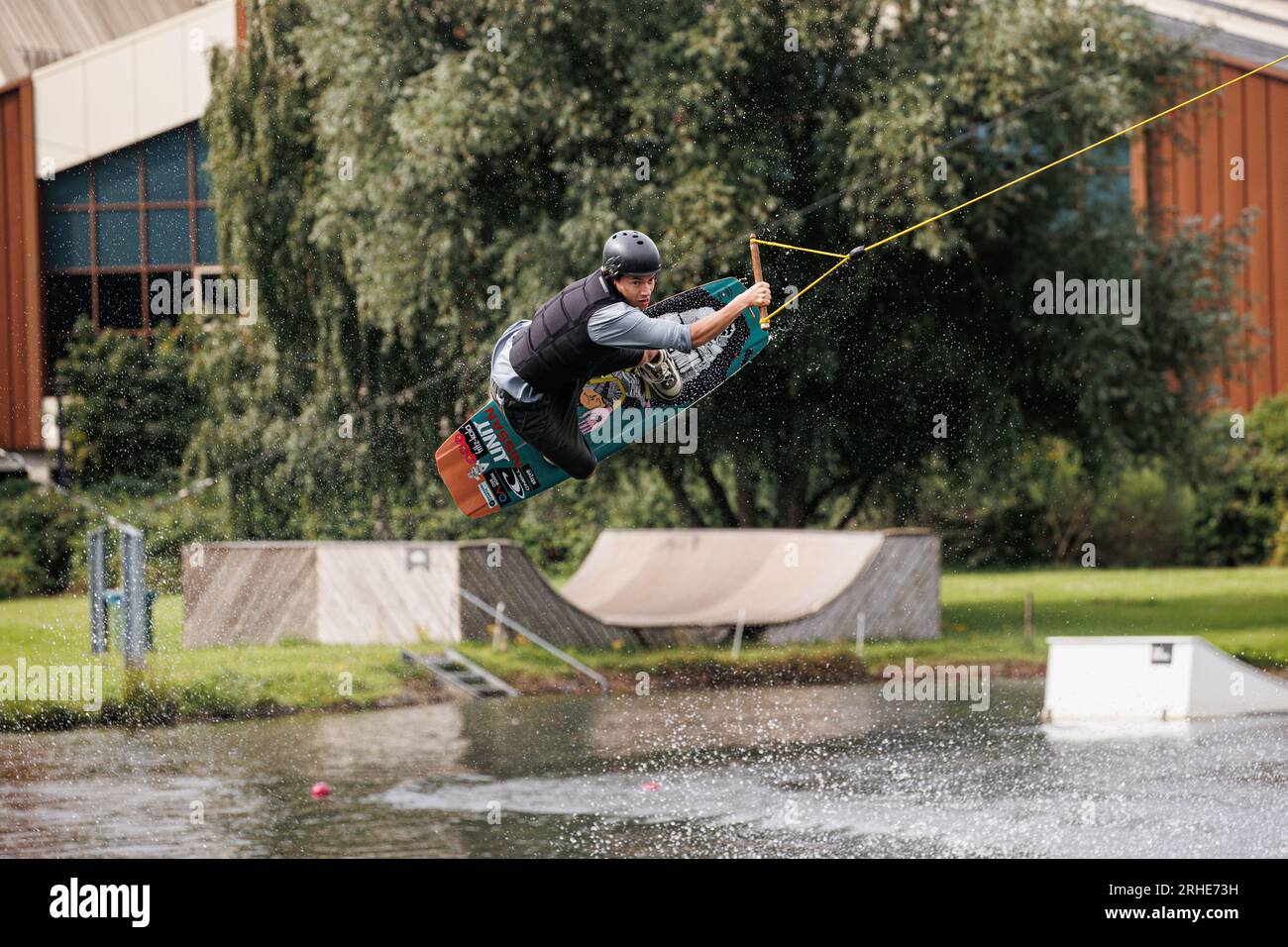 16.08.2023. Duisburg. Der WeltklasseWakeboarder Nico von Lerchenfeld