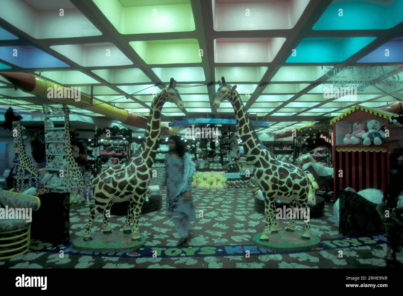 Inside the modern Shopping Mall Kemp Fort for Saree and Toys in the
