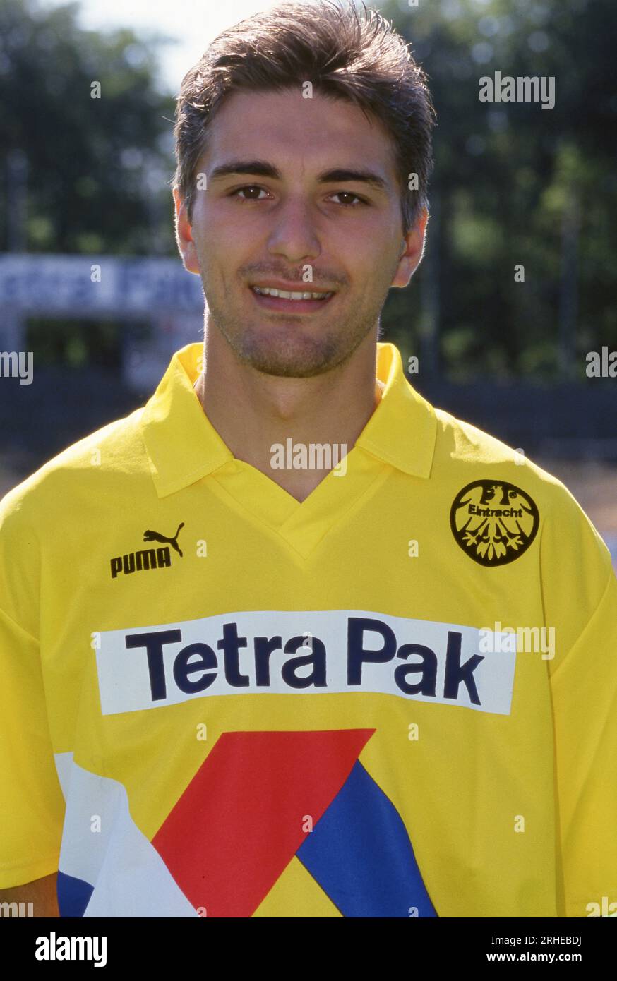 Frankfurt, Deutschland. 16th Aug, 2023. firo: football: football: archive photos, archive photo, archive images, 1. Bundesliga season 1994/1995, 94/95, photo session, press date, portraits Eintracht Frankfurt Thorsten Legat, half figure, portrait Credit: Frankfurt, Deutschland. 16th Aug, 2023. firo: football: football: archive photos, archive photo, archive images, 1. Bundesliga season 1994/1995, 94/95, photo session, press date, portraits Eintracht Frankfurt Thorsten Legat, half figure, portrait Credit: