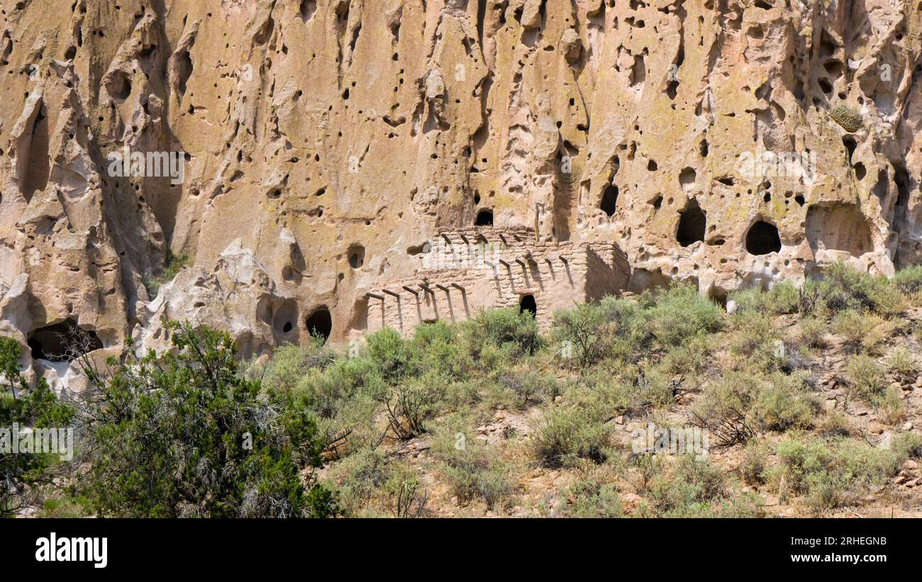 cave dwellings Stock Photo