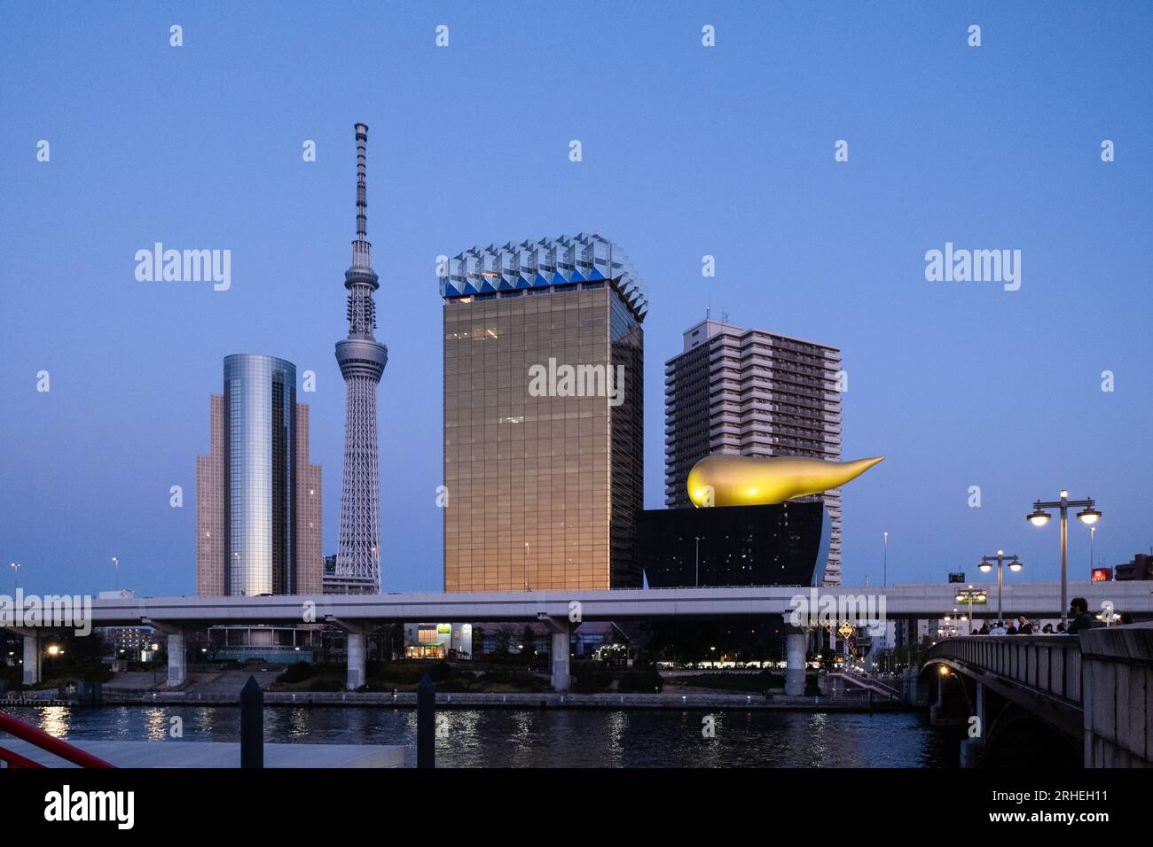 View of Tokyo Skytree and The Asahi Beer Hall (a.k.a. Super Dry Hall ...