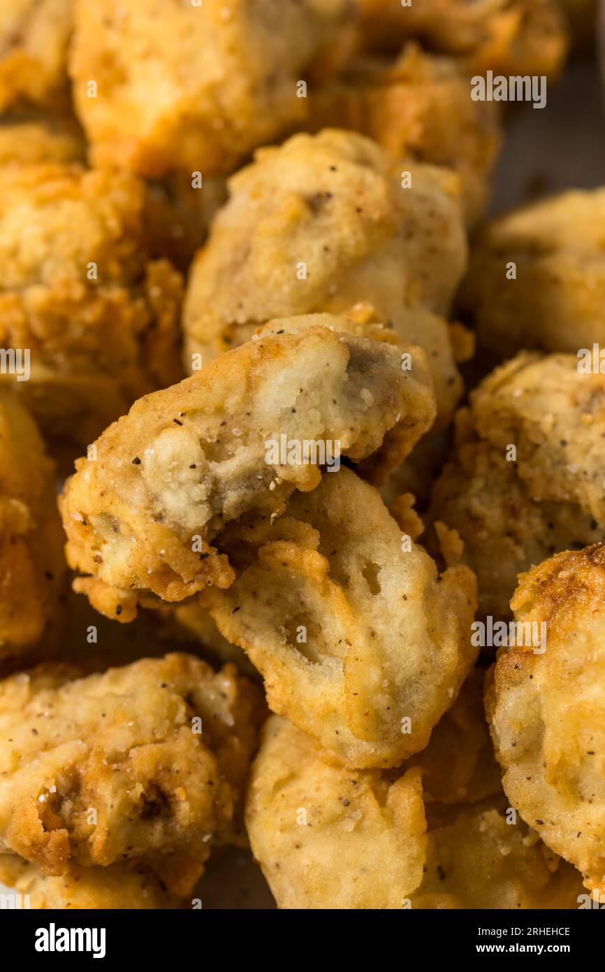 Homemade Deep Fried Mushrooms with Spicy Mayo Stock Photo Alamy