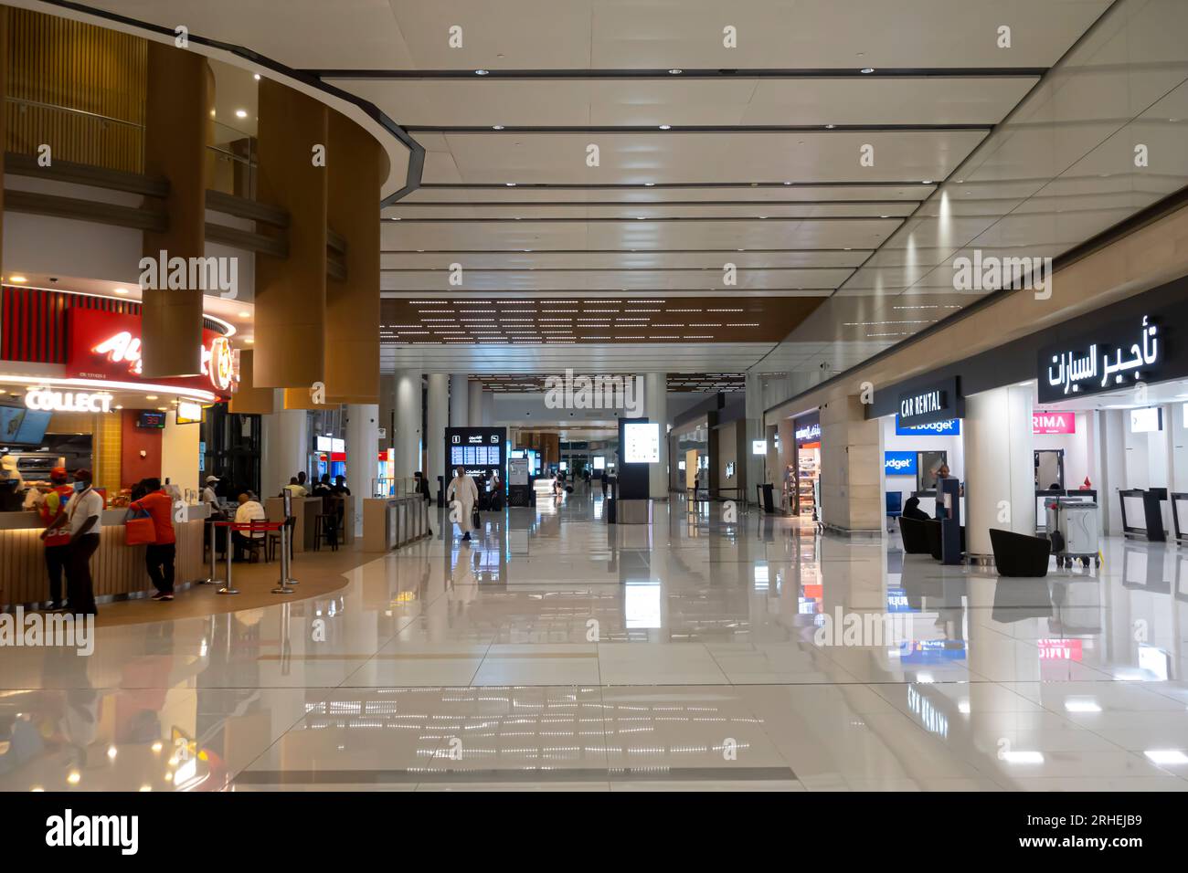 Bahrain airport departures terminal Stock Photo Alamy