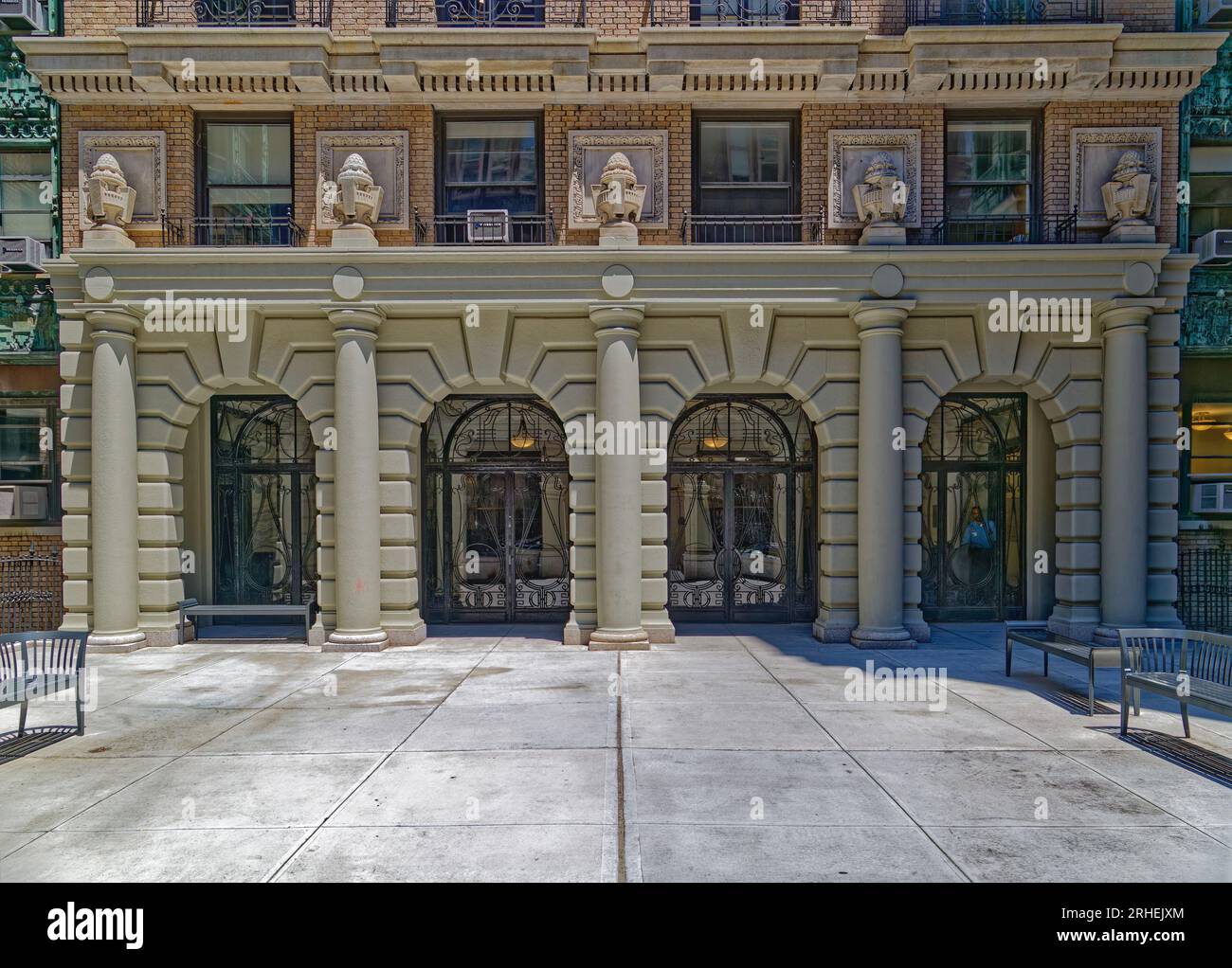 Detail, Bancroft Hall, built 1910 at 509 W 121st St. in Manhattan’s