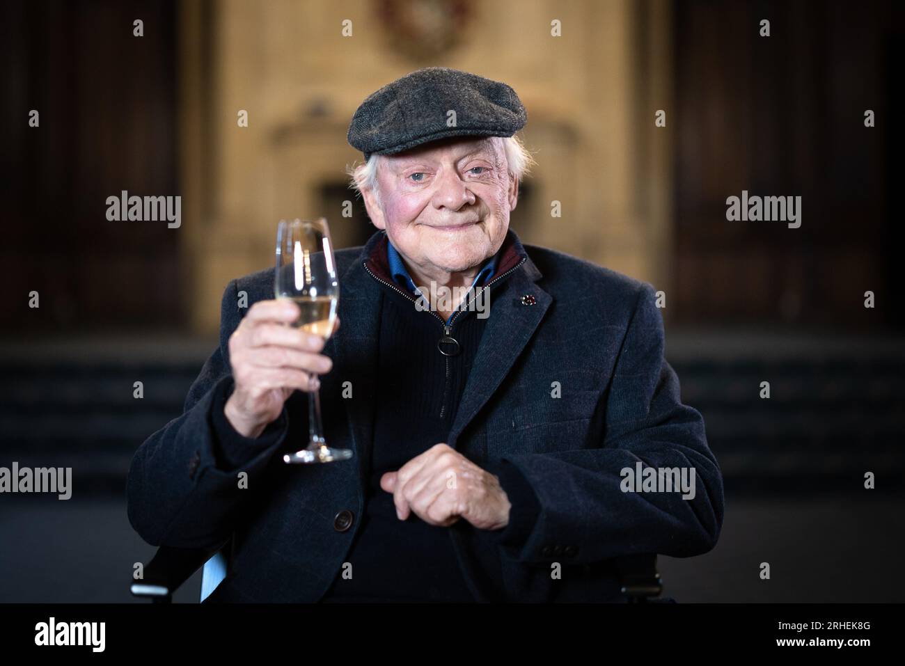 David Jason Photographed at Pinewood Studios in England on 7th November, 2022. The actor was being celebrated with a road named in his honour. Stock Photo