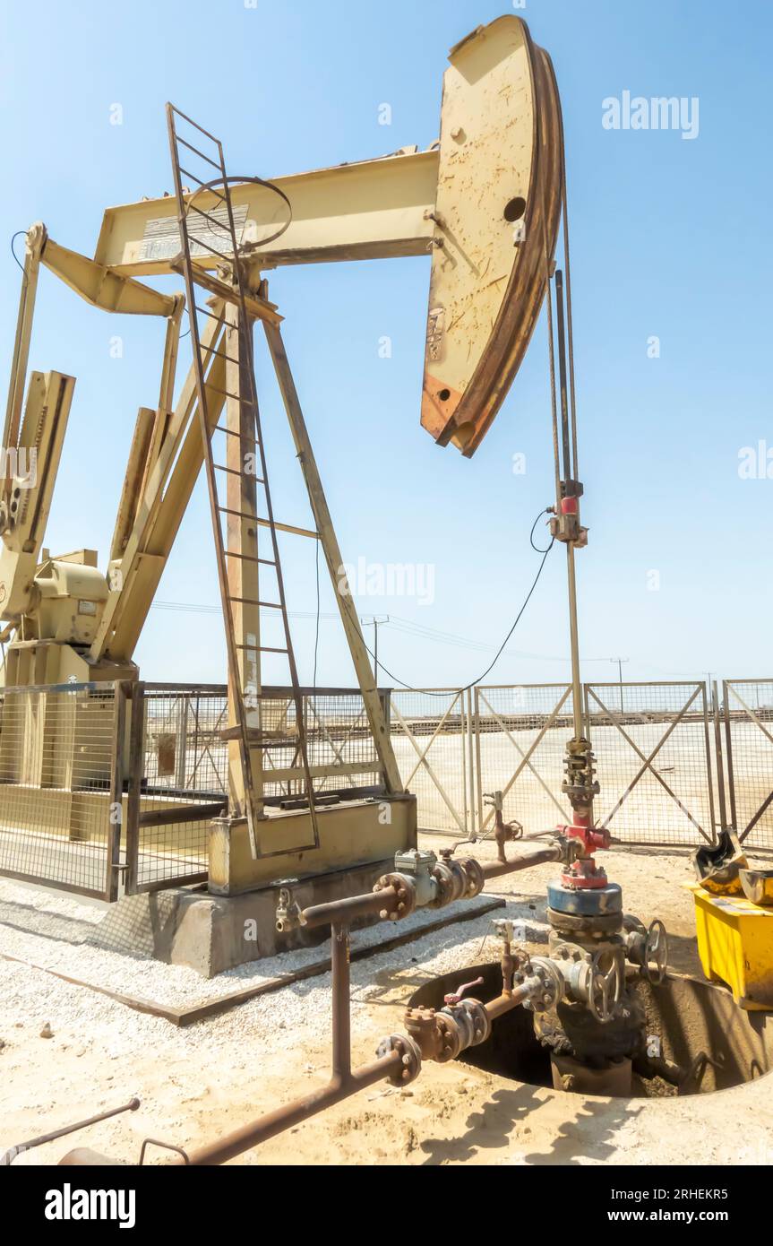 Pump jack,oil horse, oil jack, beam pump extracting crude oil from oil