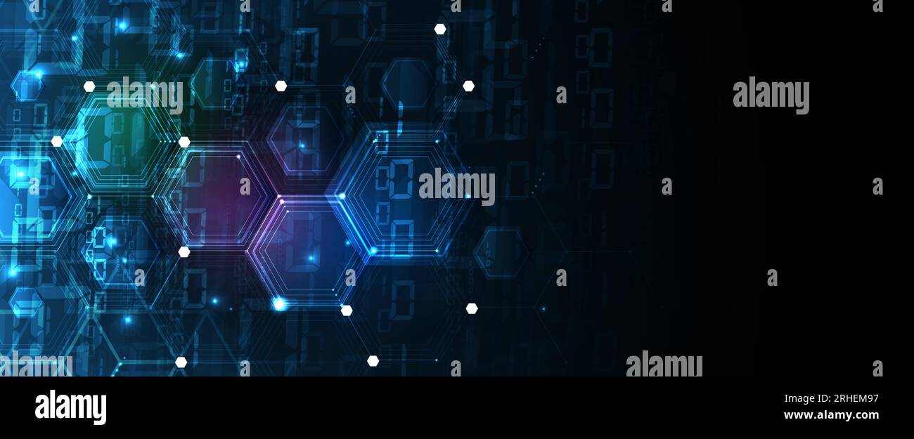 Abstract geometric hexagon background Stock Vector Images - Alamy