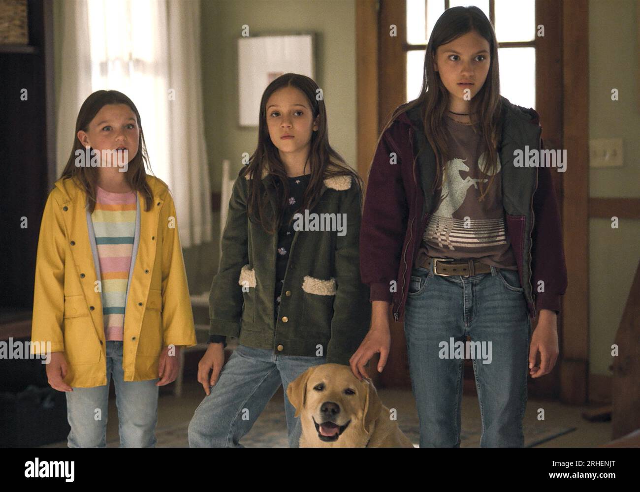 (LR) Kamryn Pliva as Lucy Pickett, Skywalker Hughes as Sheridan