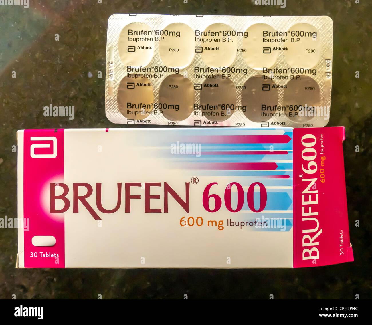 Ibuprofen 600 pack hi-res stock photography and images - Alamy