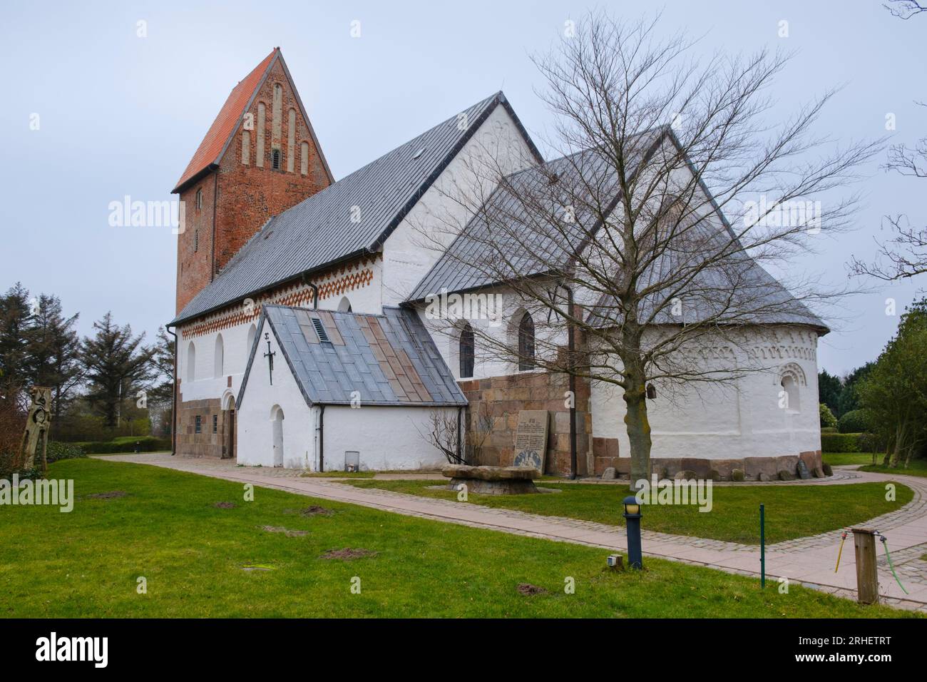Church St. Severin, Keitum, Sylt, North Frisian Island, Schleswig-Holstein, Germany, Europe Stock Photo