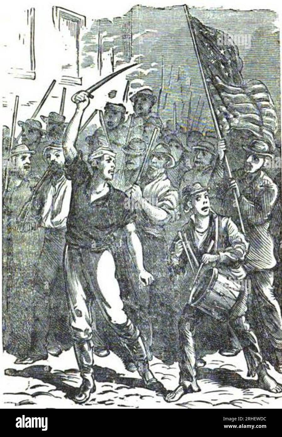 Pittsburgh railroad strike of 1877 Stock Photo - Alamy