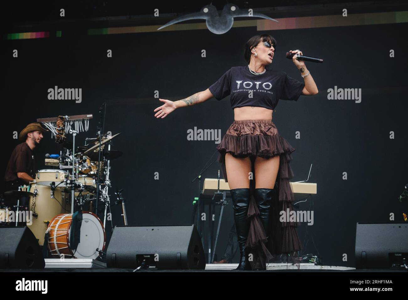 Gothenburg, Sweden. 12th, August 2023. The Swedish rapper Cleo performs a live concert during the Swedish music festival Way Out West 2023 in Gothenburg. (Photo credit: Gonzales Photo - Tilman Jentzsch). Stock Photo