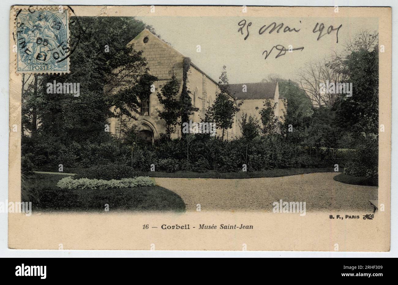 Ile de France, Essonne (91), Corbeil : musee Saint Jean (Saint-Jean), la  ville s'appelle desormais Corbeil Essonnes (Corbeil-Essonnes) - Carte  postale datee 1905 Stock Photo - Alamy