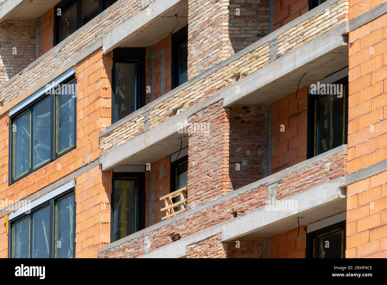 Construction site, Construction apartment multistorey building