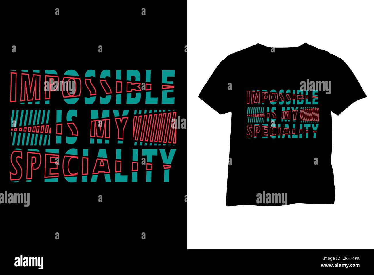 Minimalist typography t shirt design Stock Vector