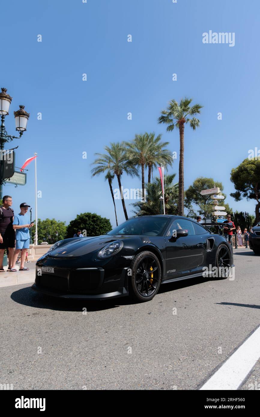 Porsche GT2 RS in Monte Carlo Stock Photo