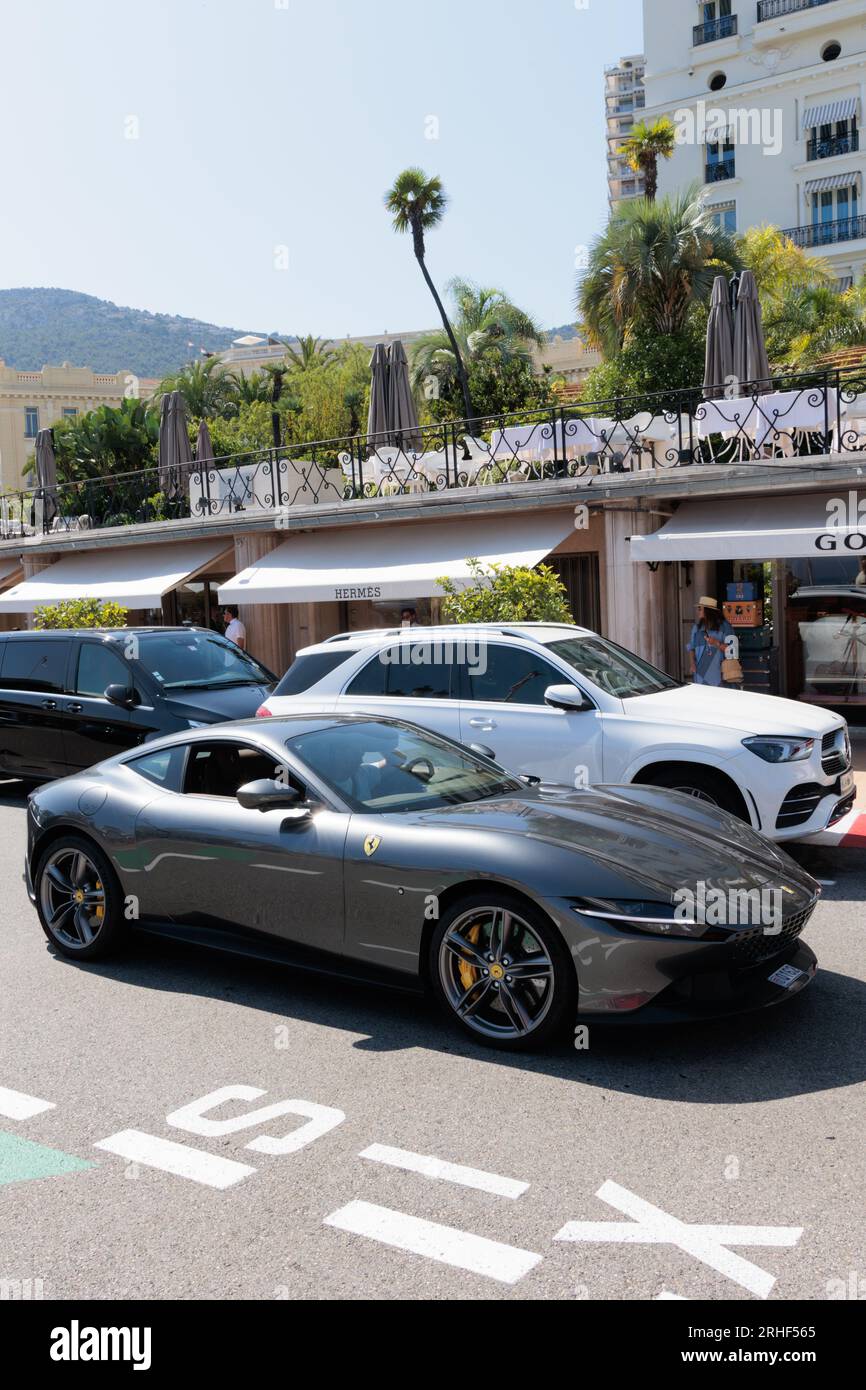 Ferrari Roma in Monte Carlo Stock Photo