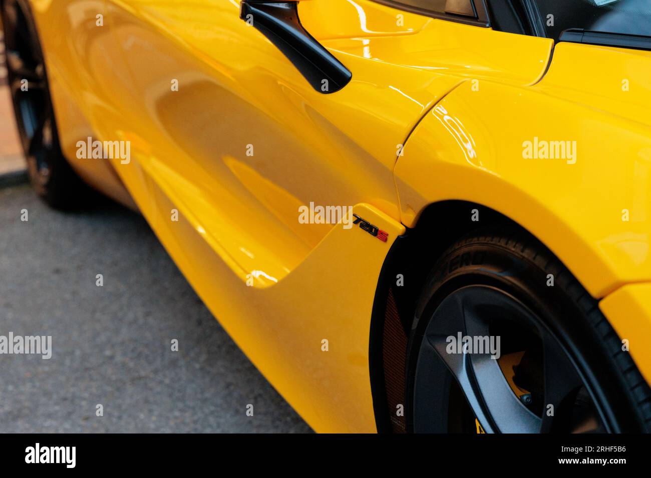 McLaren 720S supercar detail Stock Photo
