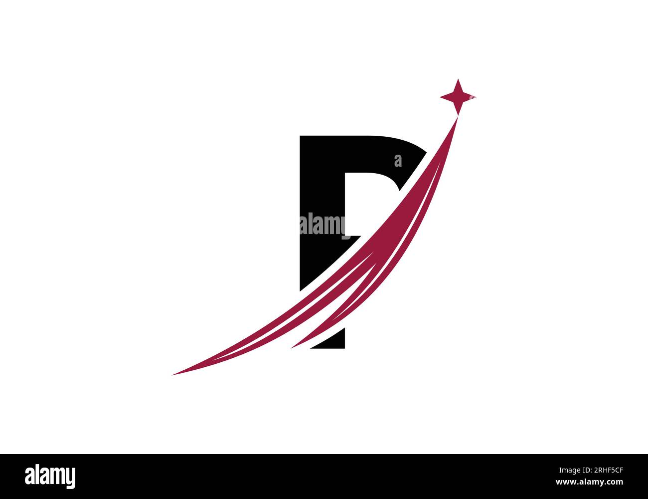 Modern Letter P Logo Template. luxury branding Letter Logo Design  Vector. Stock Vector