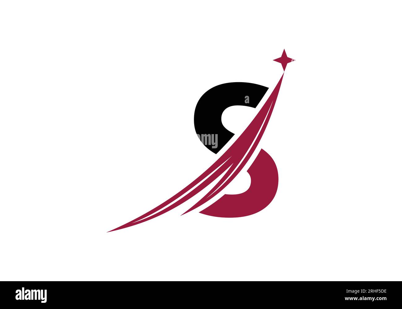 Modern Letter S Logo Template. luxury branding Letter Logo Design  Vector. Stock Vector