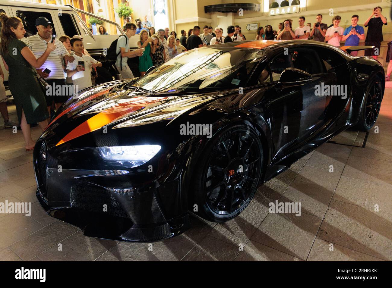 Bugatti Chiron pur sport 300+ in Monte Carlo, Monaco Stock Photo