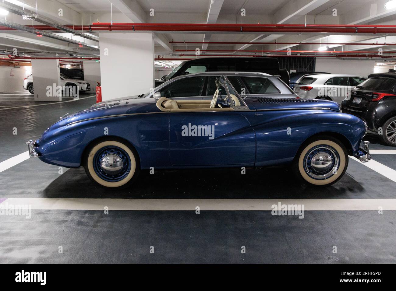 1953 Sunbeam Alpine mark 1 roadster classic car Stock Photo