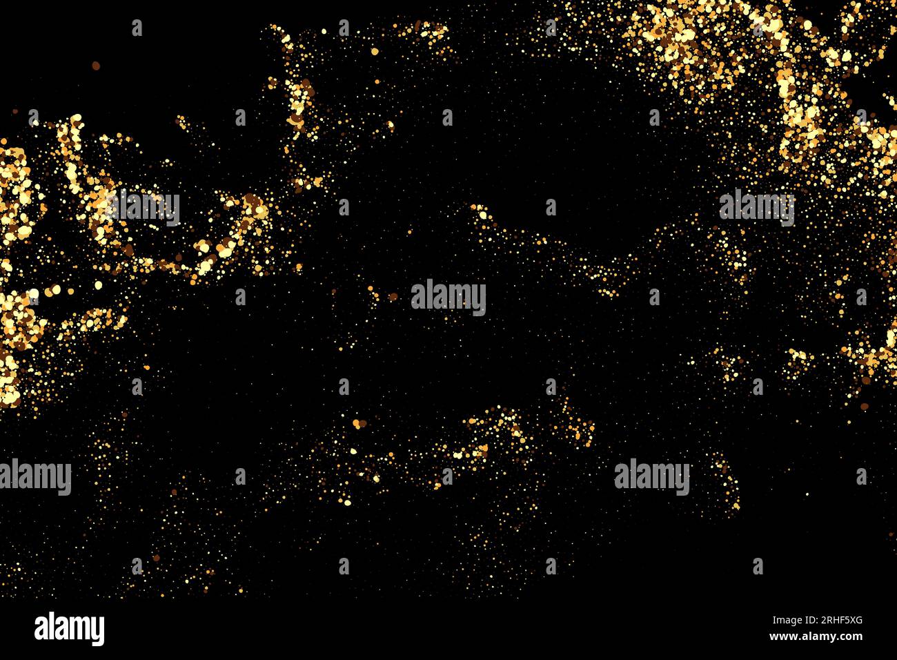 Gold Glitter Explosion On Black Background Made Of Spray Paint Golden  Festive Blow Texture Of Confetti Golden Grunge Grainy Spray Abstract  Texture Of Snow Flakes Holiday Background Vector Stock Illustration -  Download