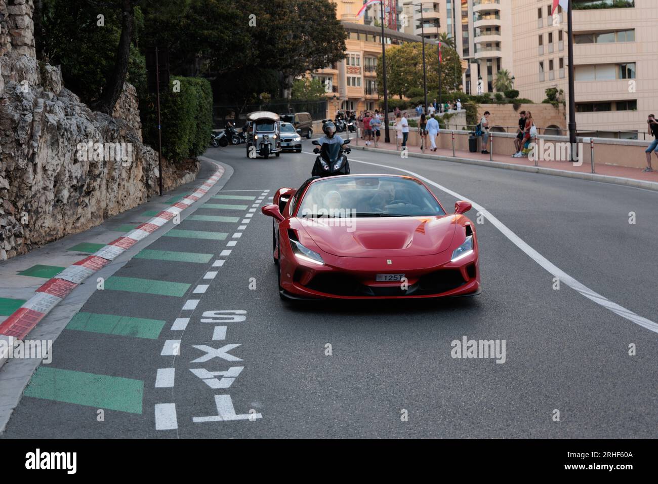 Ferrari F8 Tributo Stock Photo