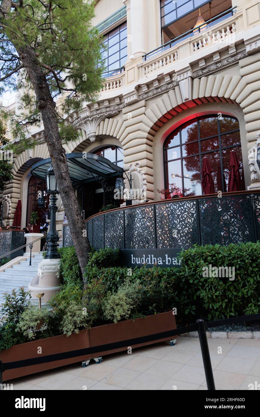 The Buddha-Bar, restaurant, bar, lounge in Monte Carlo, Monaco Stock Photo