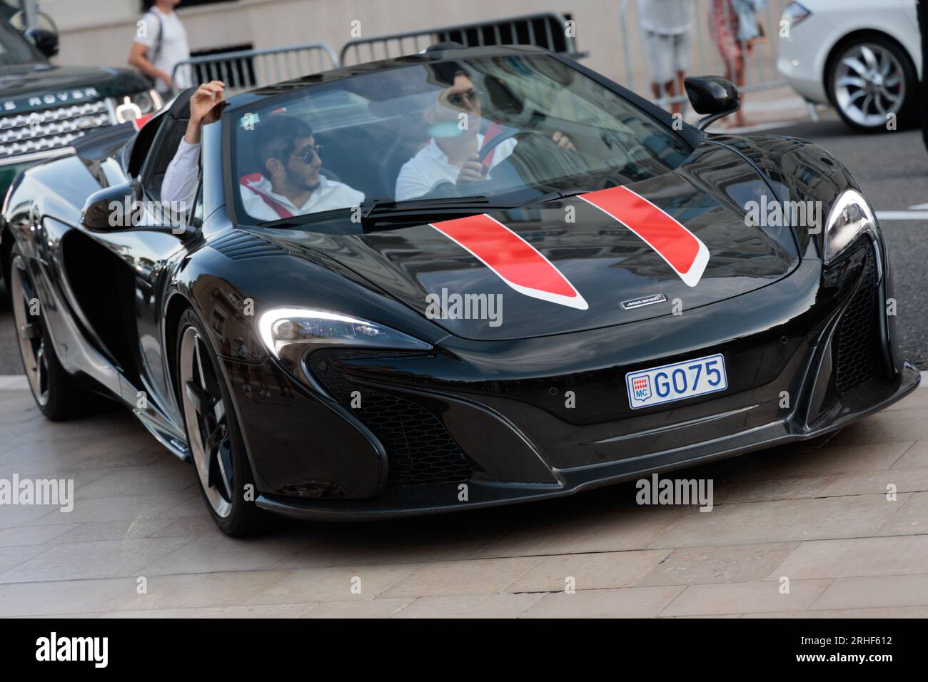 McLaren 675LT supercar in Monte Carlo Stock Photo