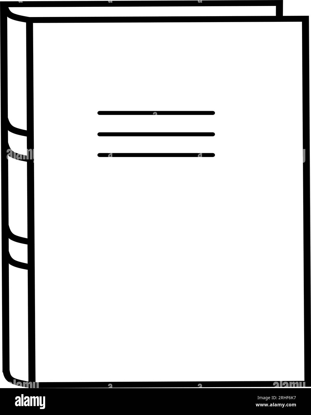 Notebook icon. Symbol, logo illustration. Stock Vector