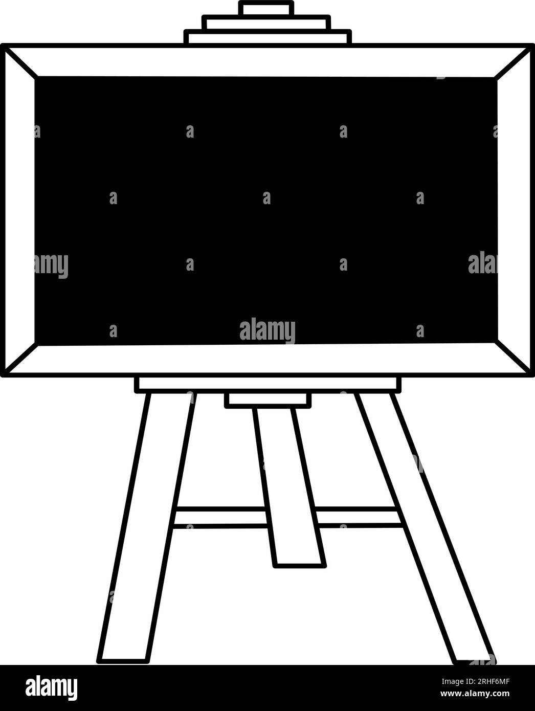 Black chalkboard background. Back to school Stock Vector Image & Art ...