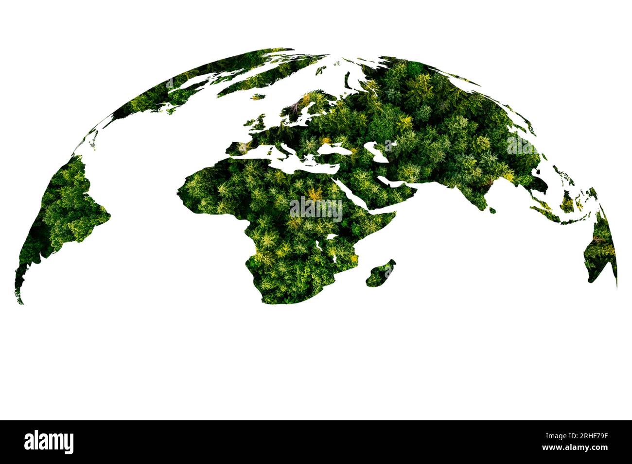 Earth is isolated on white background. world map green planet Earth Day ...