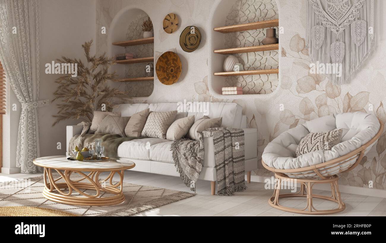 Bohemian sofa table deals