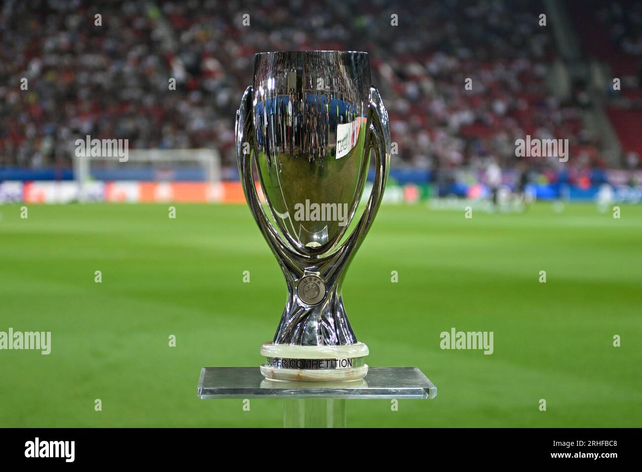 Athens, Greece. 16th Aug, 2023. UEFA Super Cup 2023 final soccer match between Manchester City F.C. vs. Sevilla F.C. at the Stadio Georgios Karaiskakis-Piraeus in Athens, Greece, 16th of August 2023 Credit: Independent Photo Agency/Alamy Live News Stock Photo