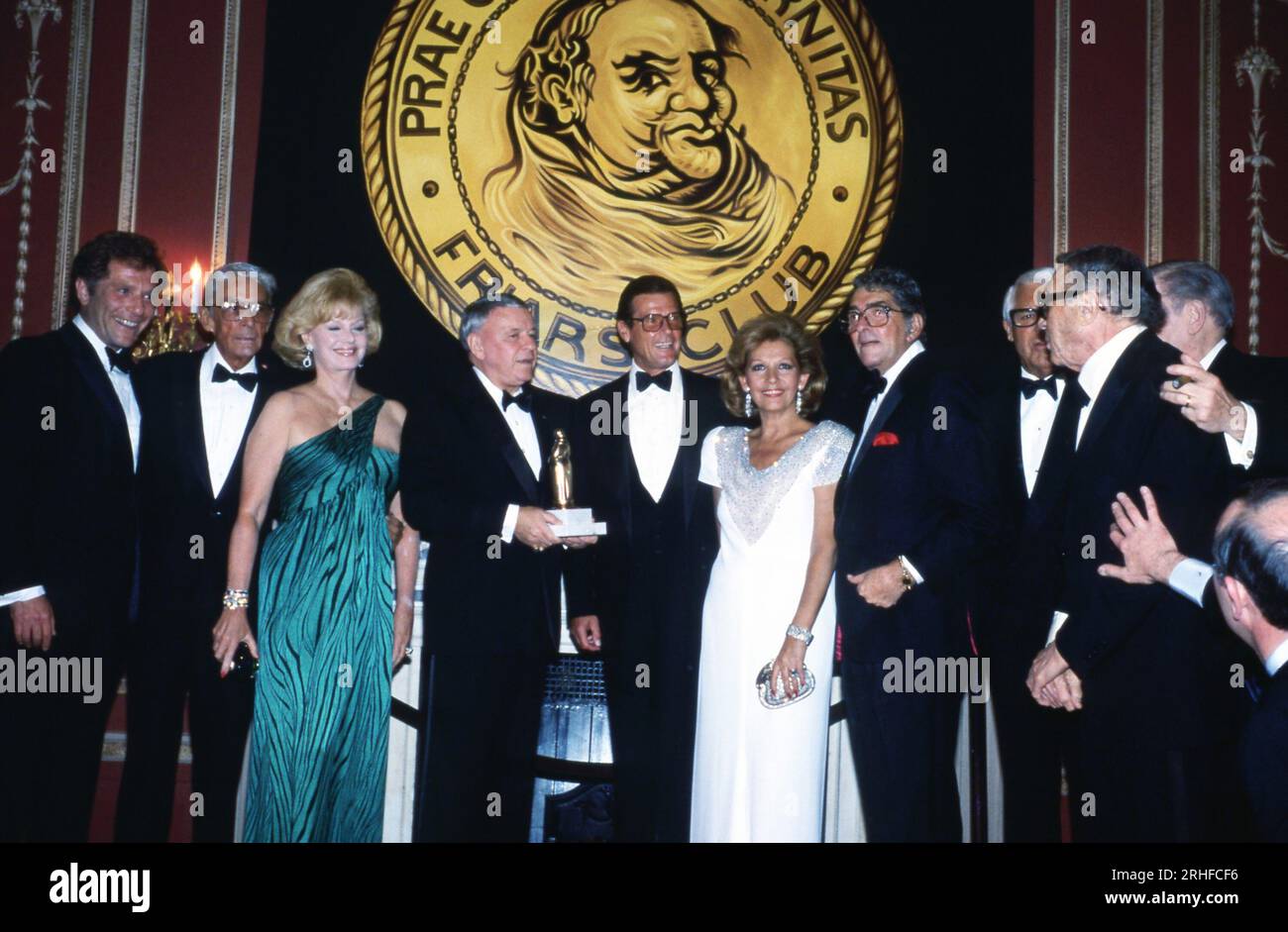 From left Segal, William B. Williams, Nancy Sinatra, Frank