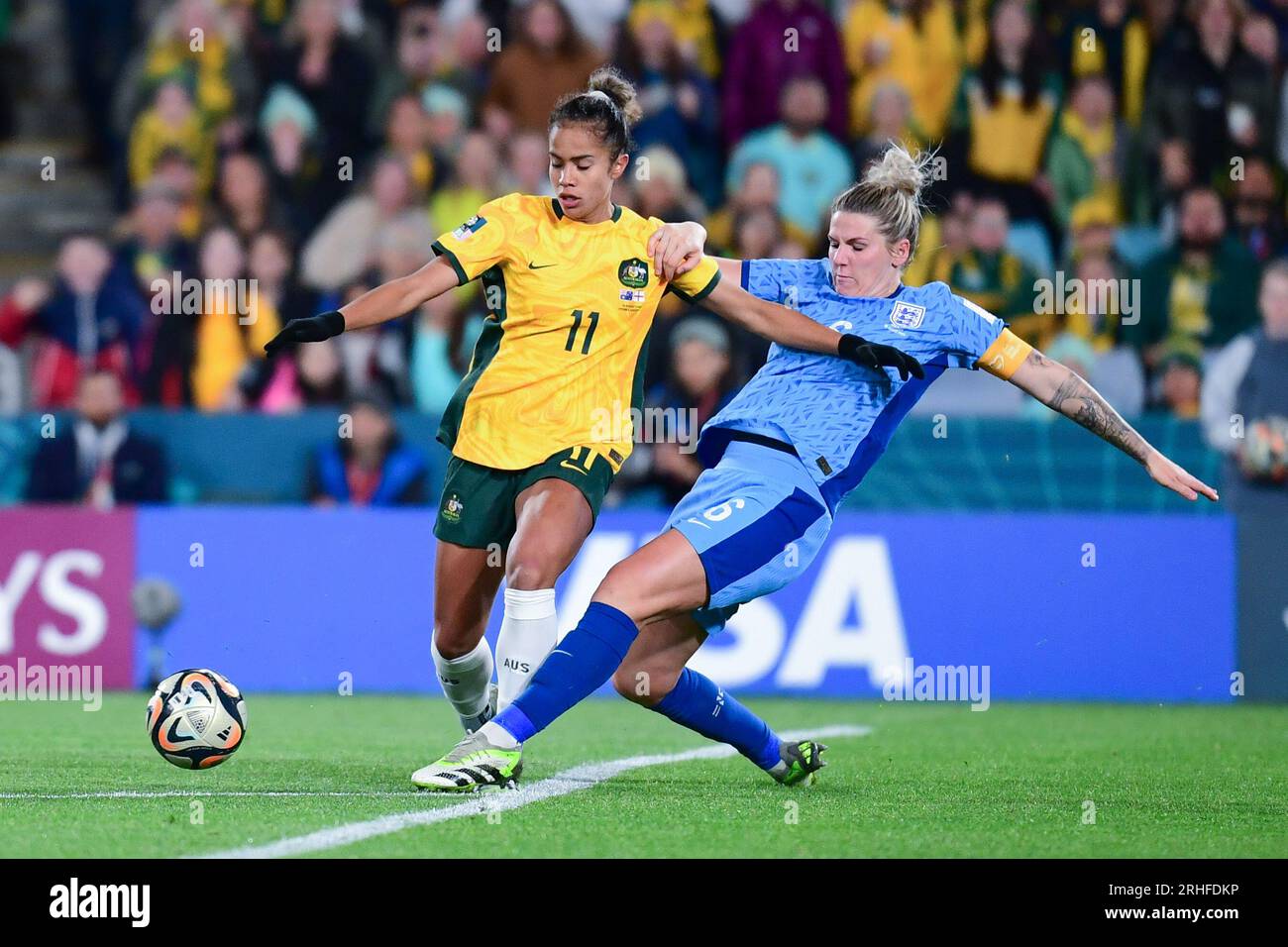 Sydney, New South Wales, Australia. 16th Aug, 2023. MILLIE BRIGHT (R