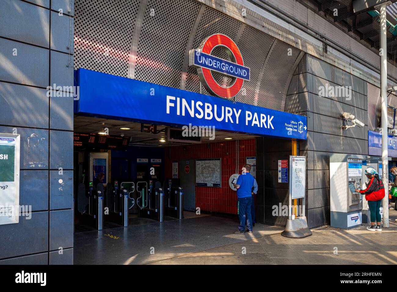 Finsbury Park Tube Station London Finsbury Park Is An Interchange