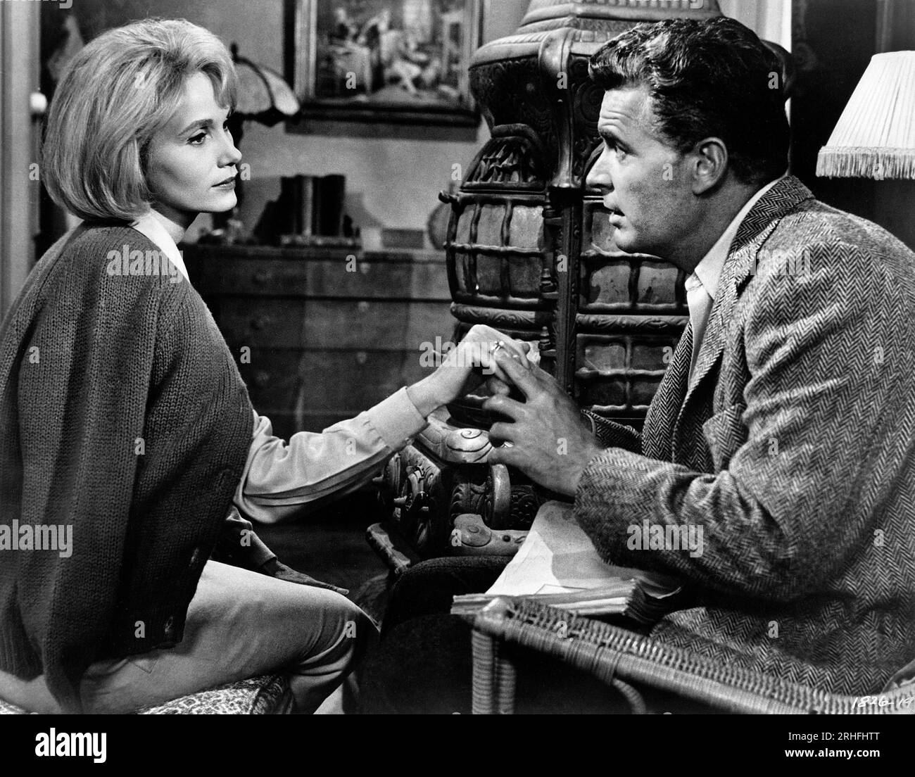 Eva Marie Saint, James Garner, onset of the Film, "36 Hours", MGM