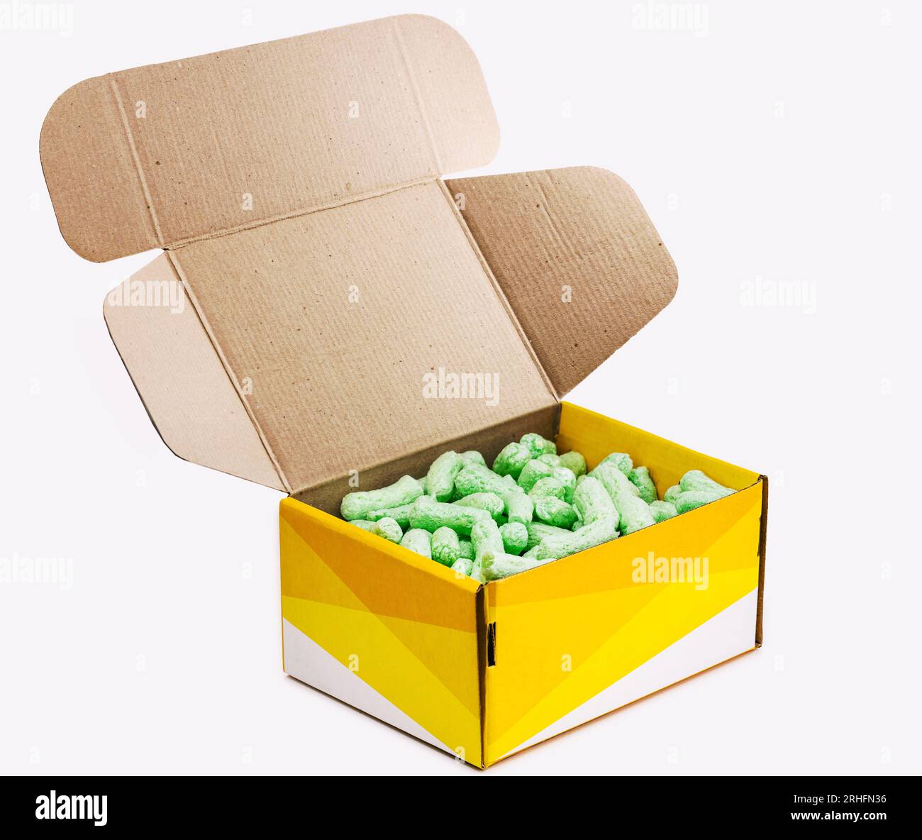 packaging box with polyester styrofoam flakes, Peanut biodegradable for
