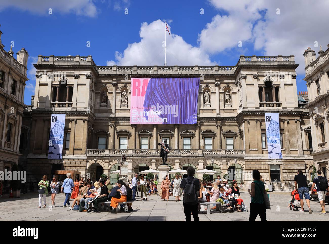 The Summer Exhibition 2023 at the Royal Academy of Arts at Burlington House, on Piccadilly, London, UK Stock Photo