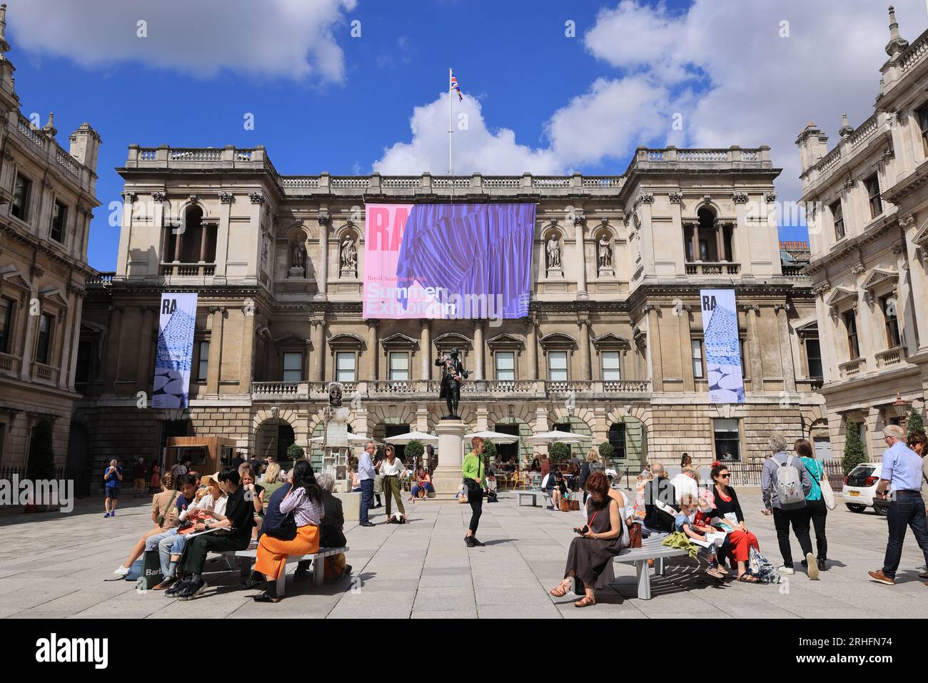 The Summer Exhibition 2023 at the Royal Academy of Arts at Burlington House, on Piccadilly, London, UK Stock Photo