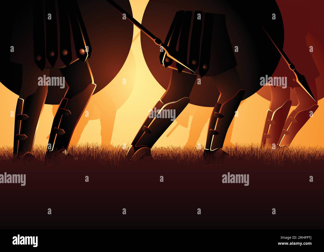 Roman army marching illustration Stock Vector Images - Alamy